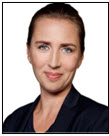 Headshot of Mette Frederiksen