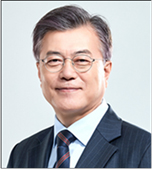 Headshot of Moon Jae-in
