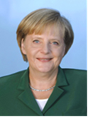 Portrait d'Angela Merkel