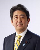 Headshot of Shinzo Abe