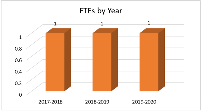 Full-time equivalents by year