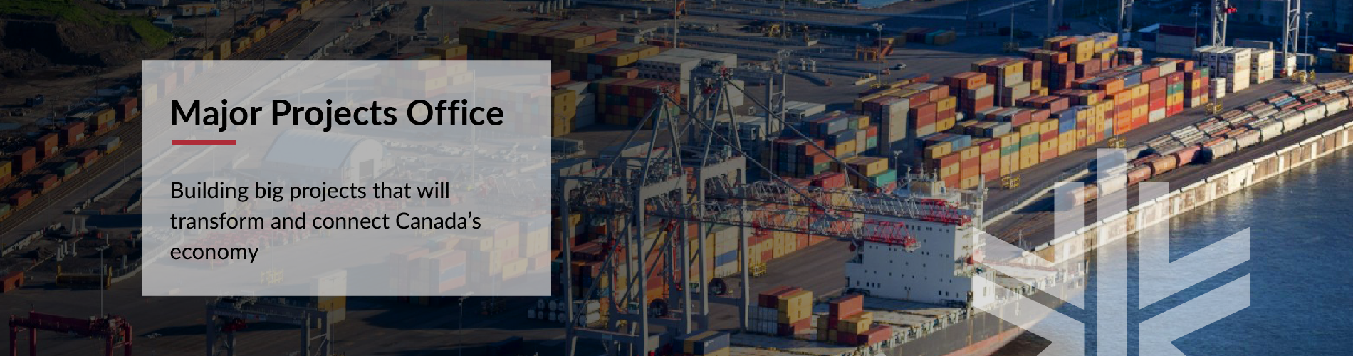 Building big projects that will transform and connect Canada's economy