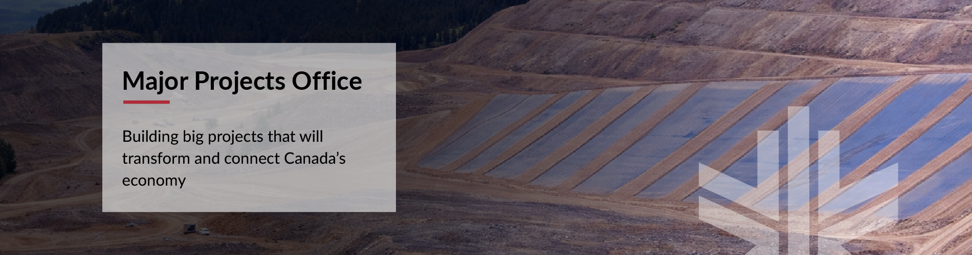 Building big projects that will transform and connect Canada's economy