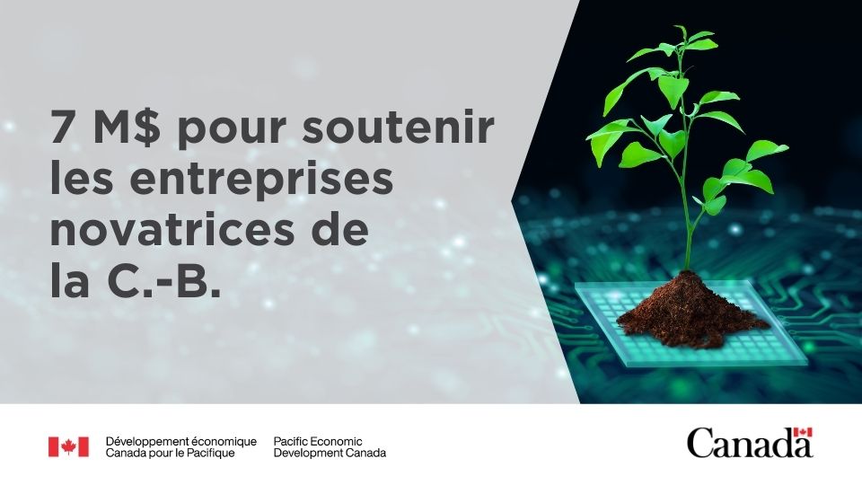 Le gouvernement du Canada investit dans des entreprises novatrices de ...