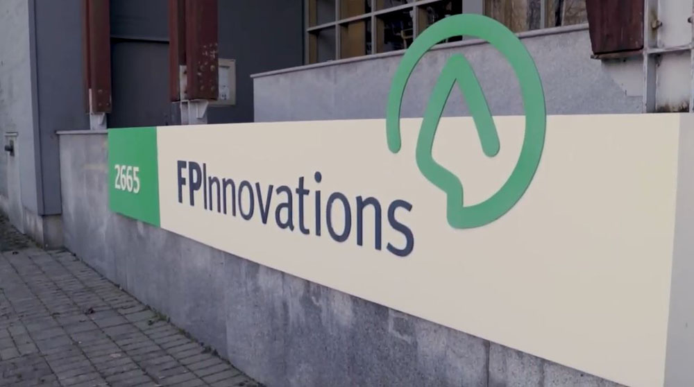 Signage outside of FPInnovations building