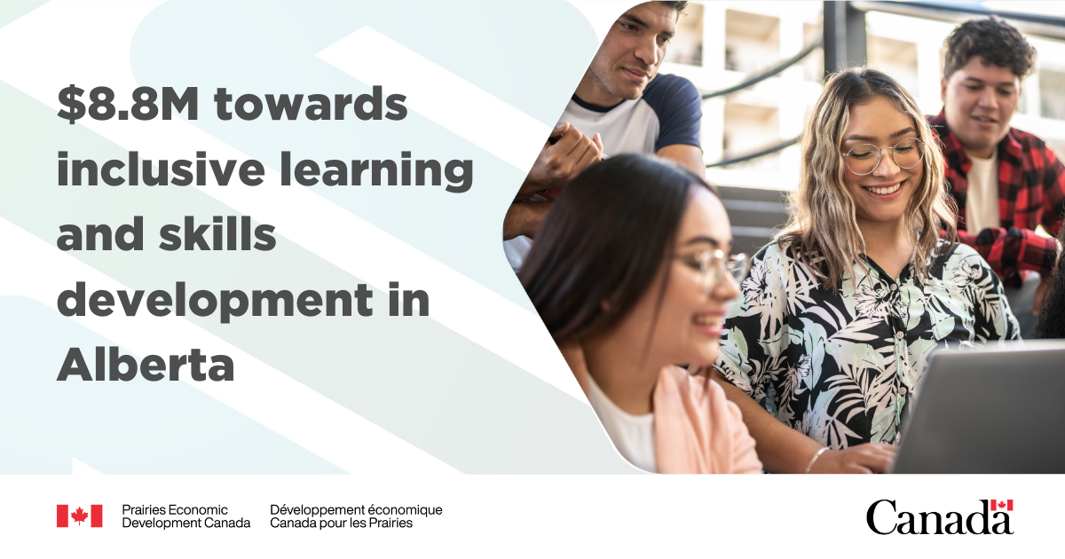 Minister Boissonnault announces federal investments for inclusive learning and skills development in Alberta