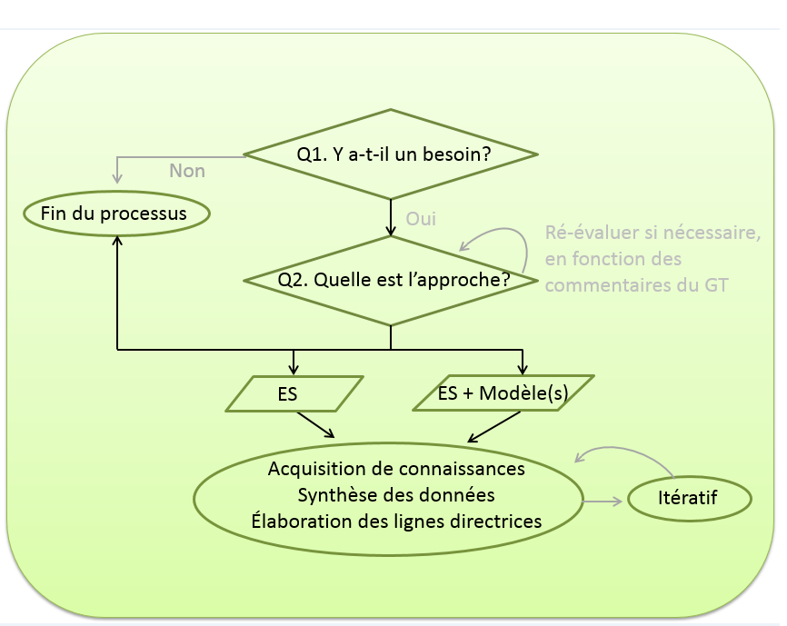 Figure 3. Aperçu du processus économique du CCNI. Équivalent textuel ci-dessous.