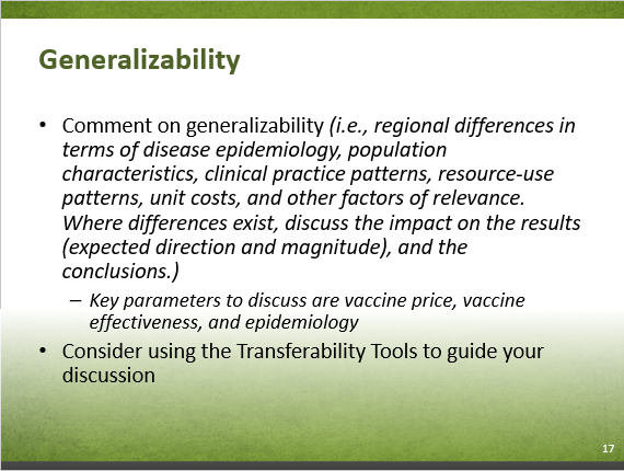 Slide 8-17. Generalizability. Text description follows.