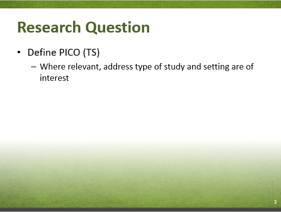 Slide 8-3. Research Question. Text description follows.