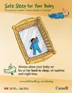 Always place your baby on his or her back to sleep, at naptime and nighttime