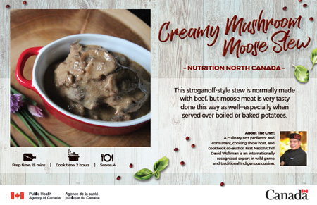 Creamy Mushroom Moose Stew