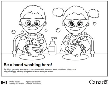 Colouring pages to help children learn about COVID-19 - Canada.ca