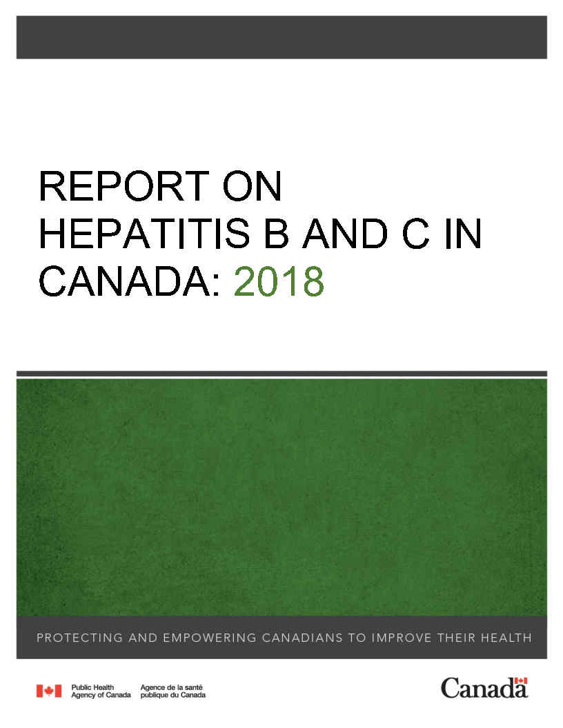 Report on Hepatitis B and C in Canada: 2018