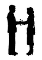 Figure 4 shows a picture of two people shaking hands as an example of direct contact exposure to an infectious source.