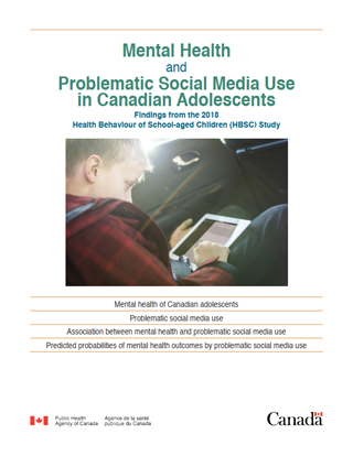 Mental health and problematic social media use in Canadian adolescents
