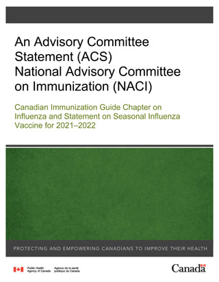 Canadian Immunization Guide Chapter on influenza and statement on