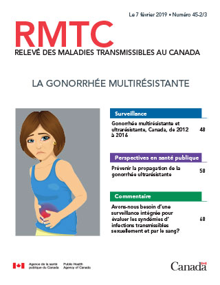 RMTC : Volume 45-2/3, le 7 février 2019 :  La gonorrhée multirésistante