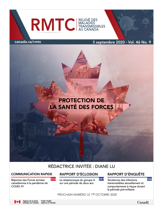 RMTC : Volume 46 numéro 9, le 3 septembre 2020 : Protection de la santé des Forces