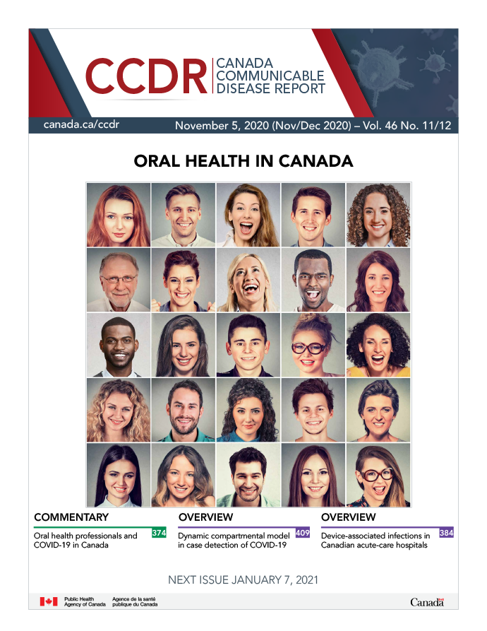 CCDR: Volume 46 Issue 11/12, November 5, 2020: Oral Health in Canada