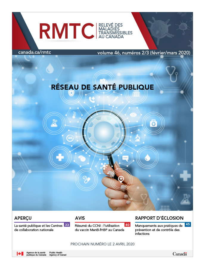 RMTC : Volume 46–2/3 - 6 février 2020 : Réseau de santé publique