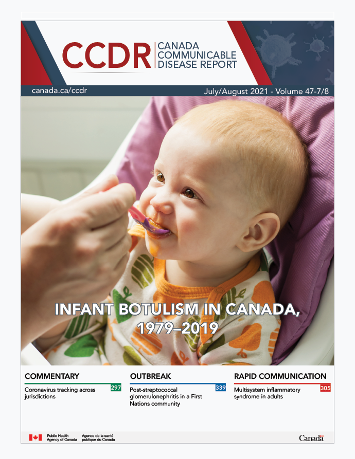 CCDR Vol. 47 No. 7/8, July/August 2021: Infant botulism in Canada, 1979–2019