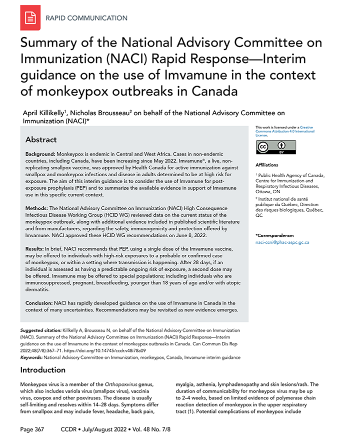 Volume 48-7/8, July/August 2022:  Healthcare-Associated Infections & Antimicrobial Resistance