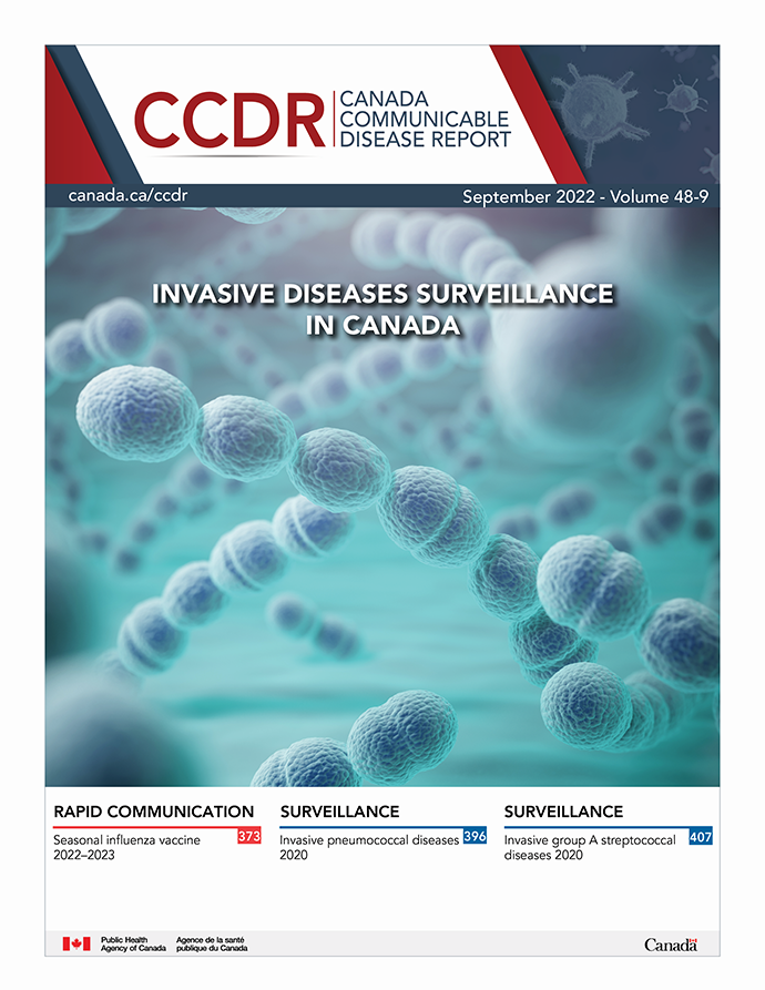 Volume 48-9, September 2022: Invasive Diseases Surveillance in Canada