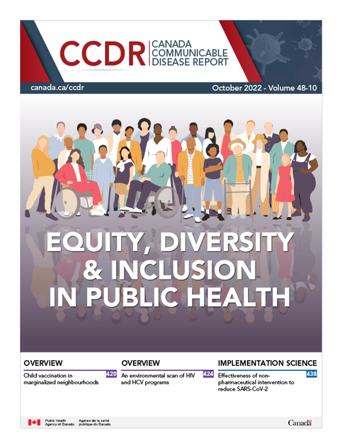 CCDR: Volume 48-10, October 2022: Equity, Diversity and Inclusion in Public Health