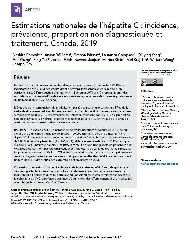 Volume 48-11/12, novembre/décembre 2022 : Utilisation et intendance des antimicrobiens