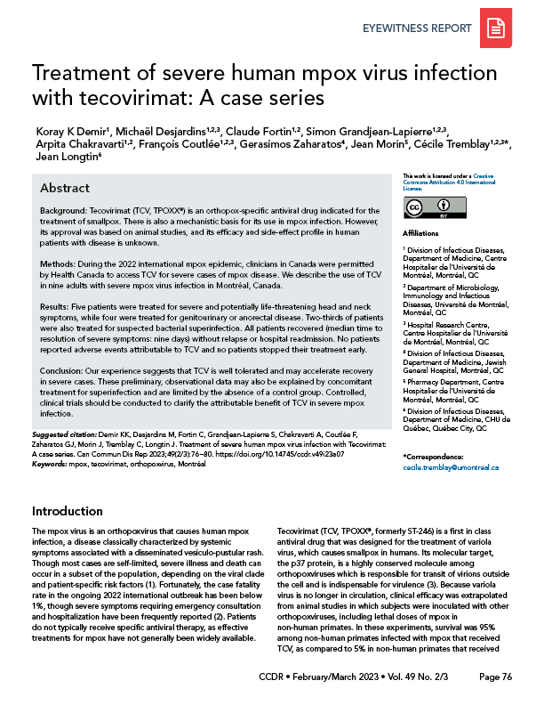 Volume 49-2/3, February/March 2023: Early Warning in Public Health