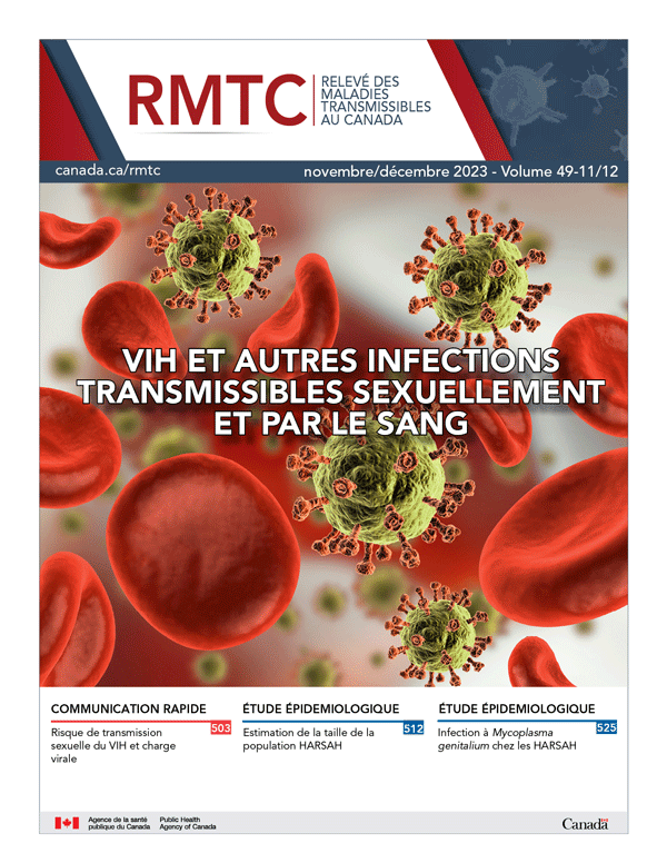 Volume 49-11/12, novembre/décembre 2023 : VIH et autres infections transmissibles sexuellement et par le sang