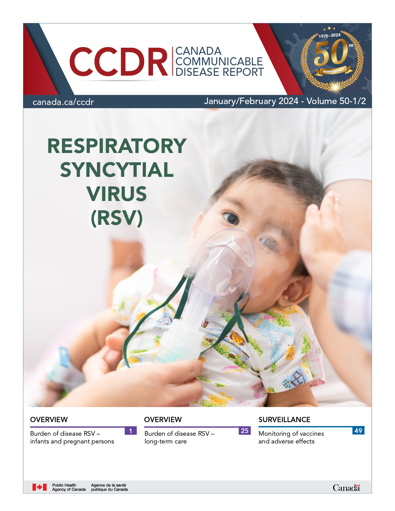 CCDR: Volume 50-1/2, January/February 2024: Respiratory Syncytial Virus (RSV)