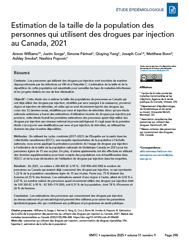 RMTC : Volume 51-9(6), septembre 2025 : image de couverture