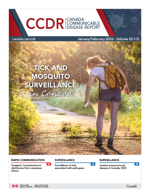 CCDR: Volume 52-1/2, January/February 2026: Tick and Mosquito Surveillance in Canada