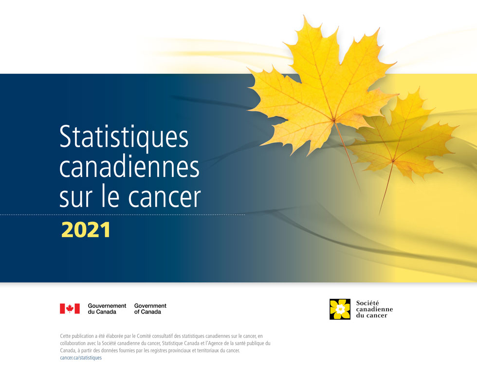 Figure 1. Statistiques canadiennes sur le cancer 2021