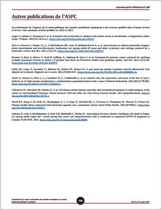 Autres publications de l’ASPC