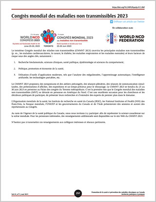 Congrès mondial des maladies non transmissibles 2023