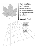 Étude canadienne sur l'incidence des signalements de cas de violence et de négligence envers les enfants (EIC) : Rapport final - image