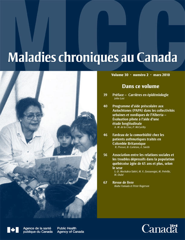 Maladies Chroniques au Canada - Vol30-1