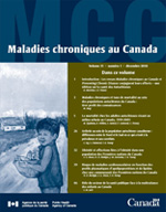 Maladies chroniques au Canada - Volume 31-1