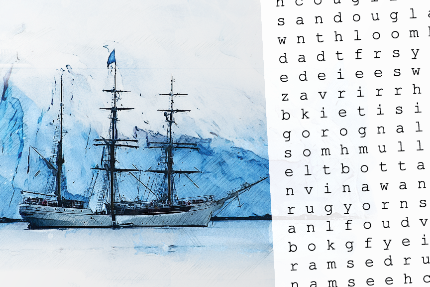 Word search preview for water and ice locations