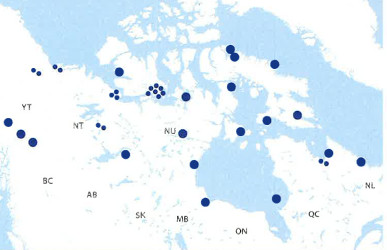 Distribution of POLAR-funded projects