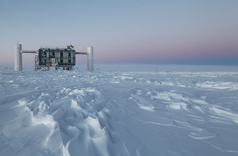 The IceCube neutrino observatory is an example of Antarctic research in which Canadian researchers participate (photo Steve Lindstrom, IceCube, NSF)