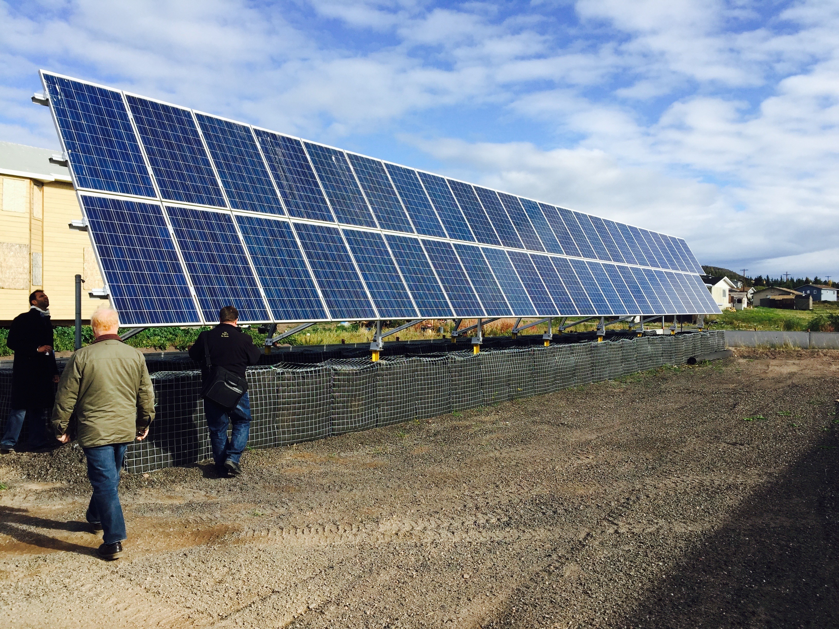 The Lutsel K’e Solar Farm (Photo: Robert Cooke)