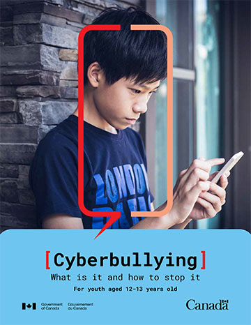 Cyberbullying booklet for youth ages 12-13
