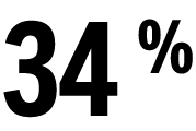 34 %