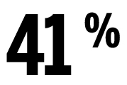 41 %