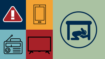 En cas de tremblement de terre, protégez-vous