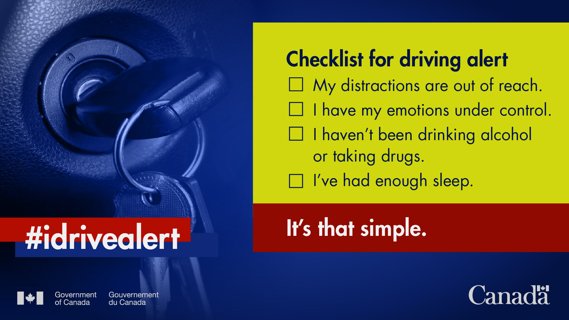 National Impaired Driving Prevention Week Toolkit Canada.ca