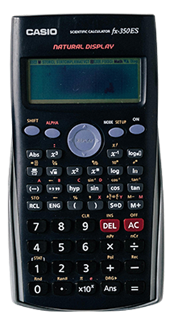 A scientific calculator